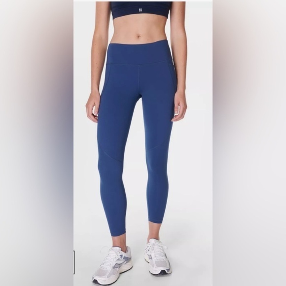 Sweaty Betty The Power 7/8 Leggings with Moisture-Wicking Fabric Wide Waistband